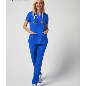 Jaanu scrubs royal blue